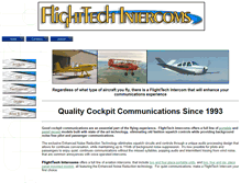 Tablet Screenshot of flighttech.com